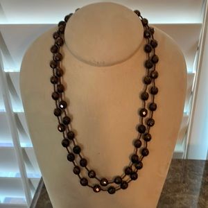 Vintage glass bead necklace